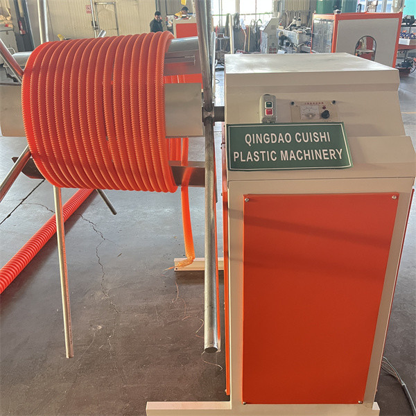 Single Screw Corrugated Pipe Extrusion Line For PP / LDPE