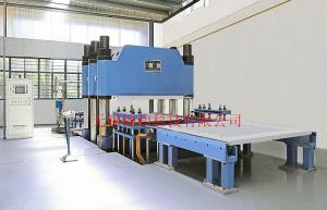 Quality Rubber Moulding Press Machine Compression 6000T Rubber Vulcanizing Machine With PLC Control wholesale