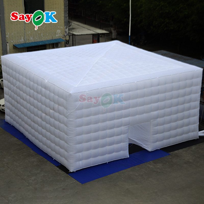 Portable Cube Colorful Light Tents Inflatable LED Tent For Outdoor Events Party Wedding
