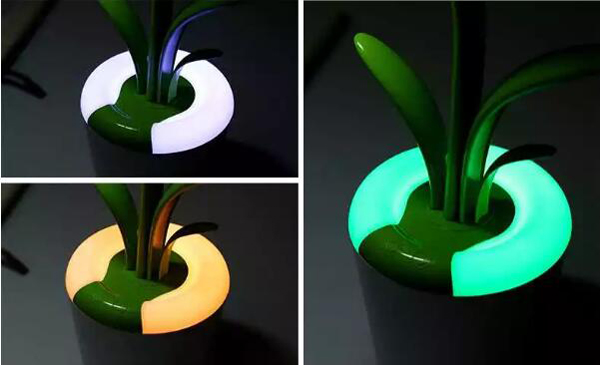 USB Rechargeable LED Desk Eye-protecting Kaffir Lily Reading Lamp For Children