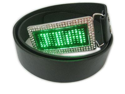 Cheap Scrolling message display led belt buckle for sale