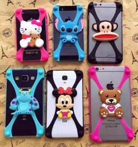 China General universal silicone mobile phone case Cute cartoon figures borders following on sale