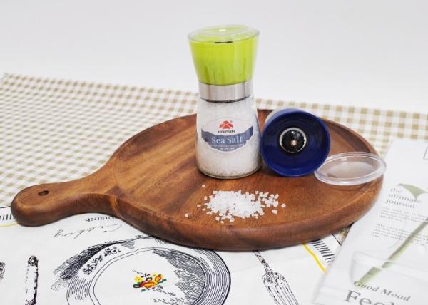Adjustable Salt Pepper Grinder Cap, Sustainable Manual Grinder Lid Logo