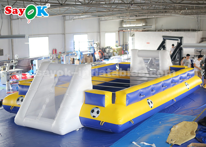 Giant Inflatable Football 8*5m PVC Tarpaulin Inflatable Sports Games Inflatable Football Pitch