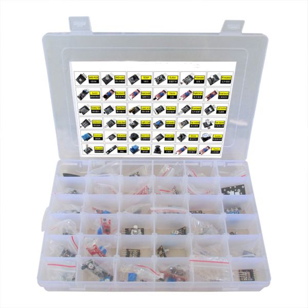 37-in-1 Sensor Kit 37-Piece Sensor Set 45-in-1 Sensor Kit Compatible with Arduino