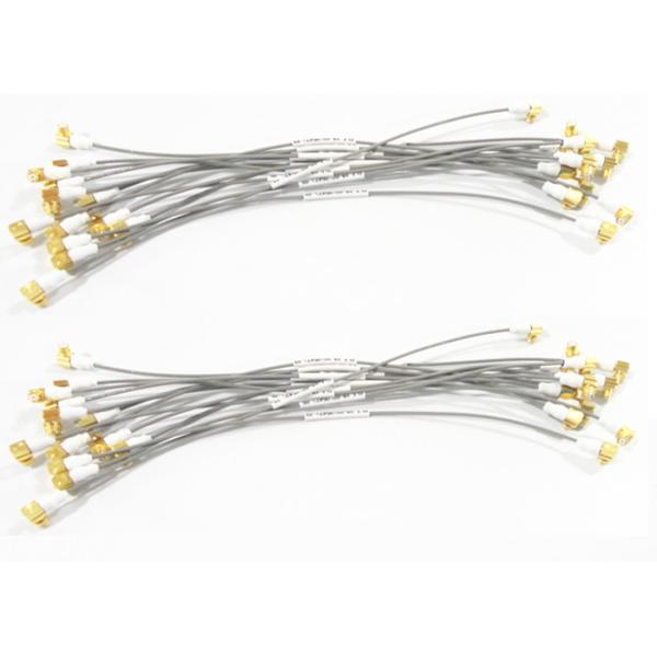 SMP Female Custom Cable Assembly Right Angle Low Loss for Cable MF068B Diameter+0.24mm