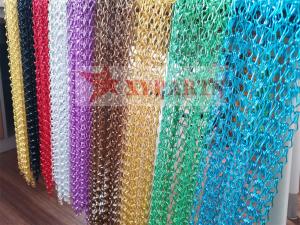 Quality Decorative Fly Screen Anodized Aluminum Chain Curtain wholesale