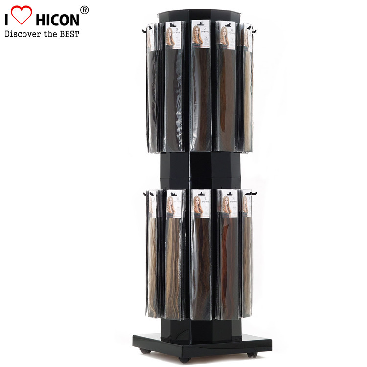 Hair Salon Wig Display Ideas Movable Metal Wig Display Stands