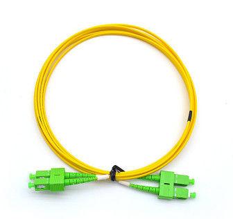 Cheap High Return Loss Fiber Optic Patch Cable 2.0mm LSZH For Local Area Network for sale