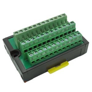 Quality PLC Wiring Distribution Board Terminal Blocks Plate 24 Ways Universal wholesale