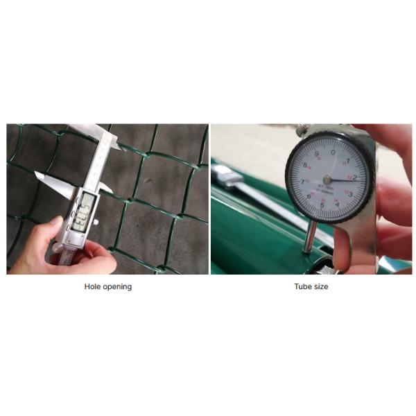 Steel Galvanized Chain Link Fence ISO9001 0.5m To 4m Width