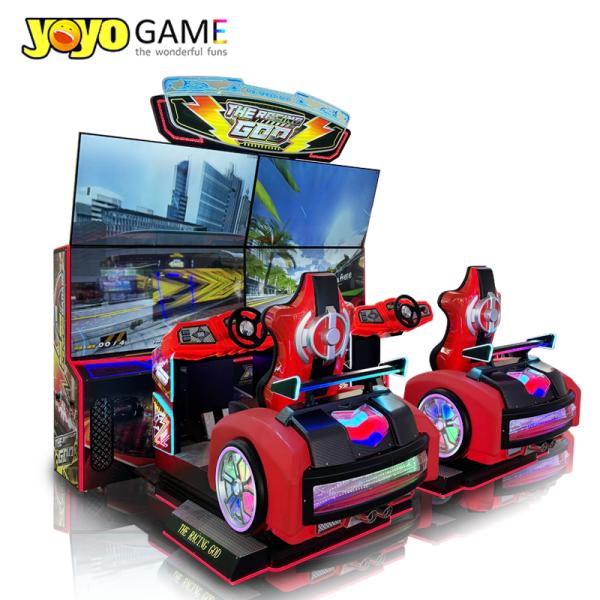 Four - Screen Motorcycle Arcade Machine