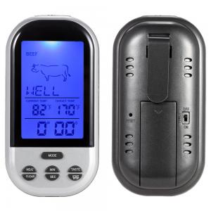 China LCD Wireless Barbecue Timer Food Cooking Thermometer Digital Probe Meat Thermometer BBQ on sale