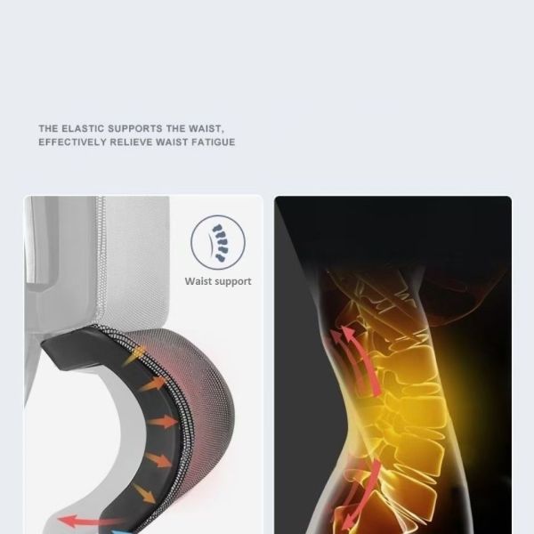 High Back Ergonomic Computer Chair Aluminium Type 4D Armrest With Footrest