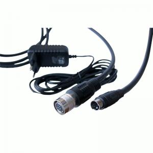 Quality 2.5 Meters Camera Power Adapter Round Shape High Flex 12V 3A 1 Meter Overmolded wholesale