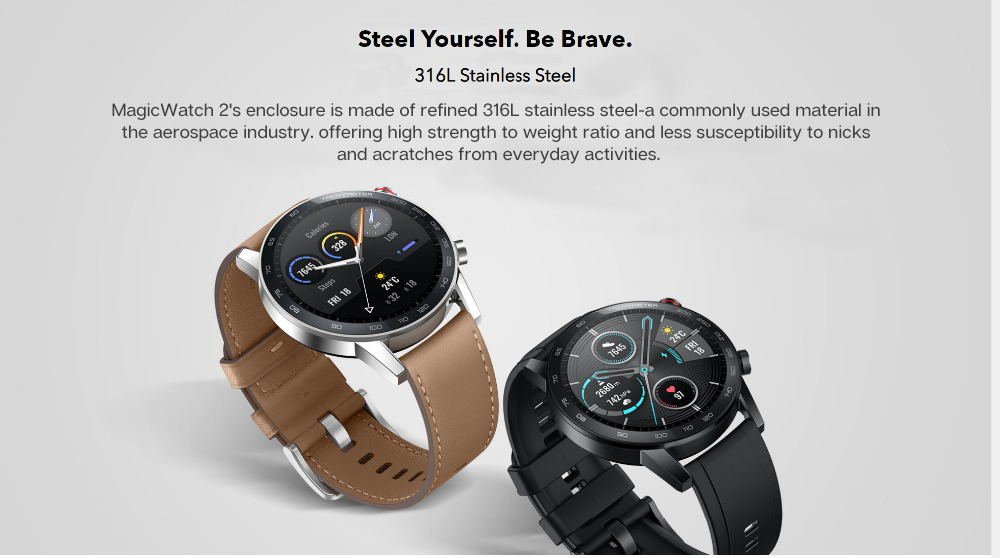 HONOR Magic Watch 2 42MM Smart Watch Blue-tooth5.1 Smartwatch Blood Oxygen 14 Days Waterproof HONOR Smart Watch