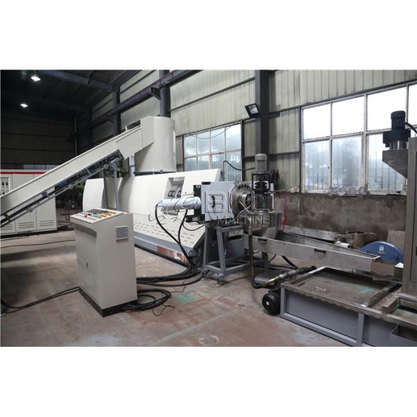 LDPE Film 90KW Plastic Recycling Lines Plastic Pelletizing Recycling Machine