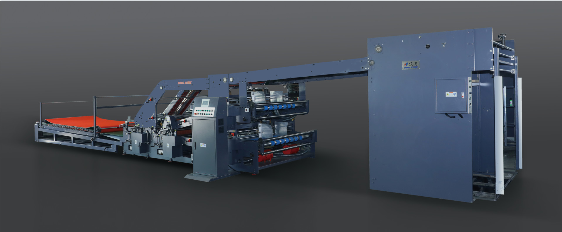 1650*1400mm Cardboards Corrugated Laminator Machine Servo Motor Alignment