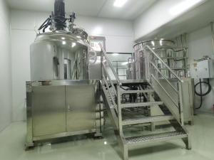 Quality SUS304 Homogenizer Emulsifier Mixer 300L For Hand Wash Lotion wholesale