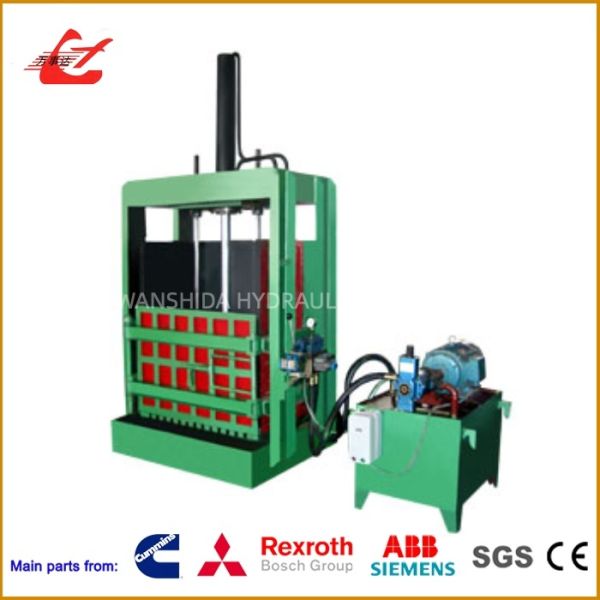 25-Ton Vertical Baler for Plastic and Light Steel Drum Recycling