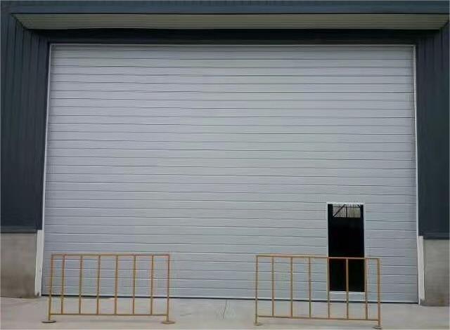 Automatic Vertical Lifting Sliding Overhead Gray Steel Insulated Sectional Door 50mm-80mm Thickness for Commercial Industrial Garage Warehouse Gate