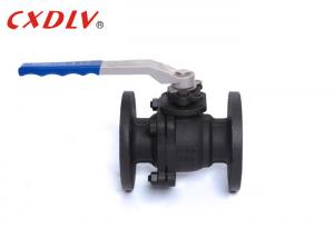 China DIN PN16 WCB Flanged Ball Valve 2PC Stainless Steel on sale