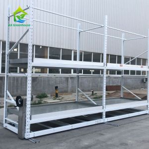 Stackable Greenhouse Racks Rolling Grow Benches Vertical Grow Rack System