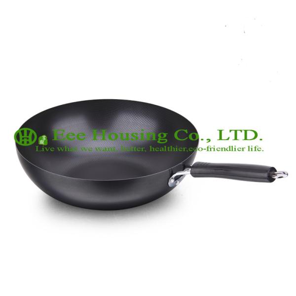 cookware with Refined iron manufactuer in China, kitchenware for sale, wok pan,fry pan non-smoking non-stick kitchen