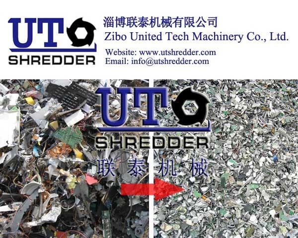 Cheap high performance waste PCB shredder,e waste shredder machine,PCB board crusher/ double shaft shredder/ E-waste crusher for sale