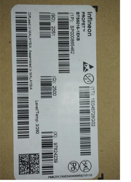 Cheap BTS5016-1EKB High Side Power Switch ICs 32 MOhms SOIC-14 for sale