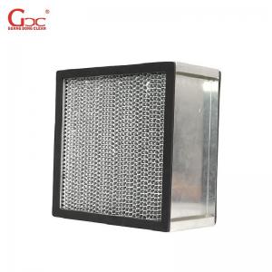China Heat Resistant 1500m3/h 14.38m2 High Efficiency Hepa Filter H14 on sale
