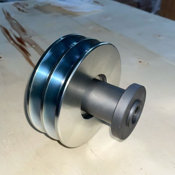 CNC Machined V-Belt Pulley Flange: Core Transmission Component
