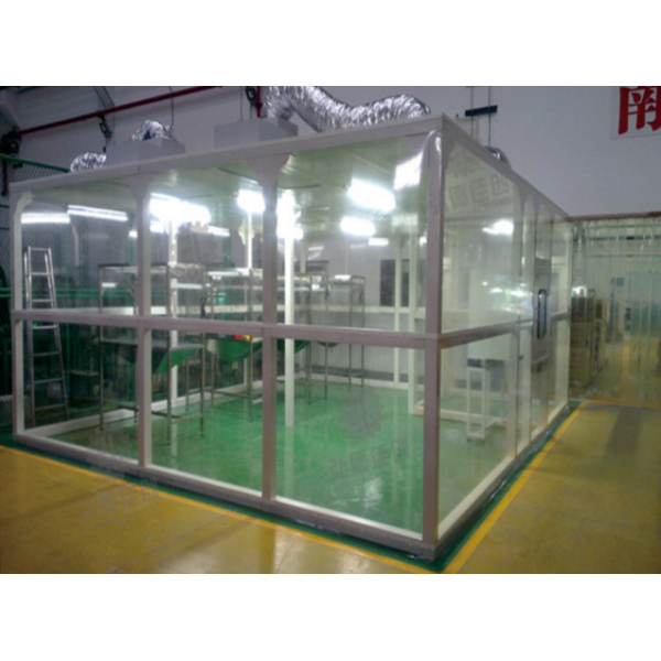 Customized High Efficiency ISO6 Modular Cleanroom With Laminar Air Flow For Laboratory