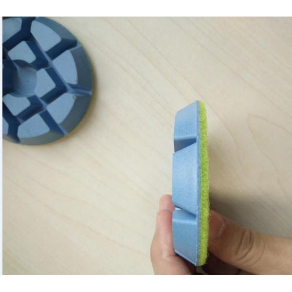 3 Inch 75mm Colourful Concrete Floor Polishing Pads With 11mm Thickness