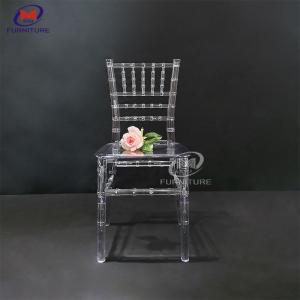 Quality Kids Modern Transparent Acrylic Resin Chiavari Chairs Event Party 3KG wholesale