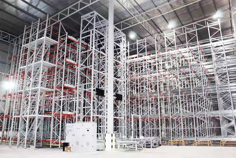 Four Way Radio Shuttle Racking ASRS Pallet Runner Rack  4 Way Radio Shuttle Racking