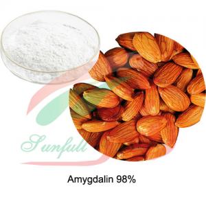 Quality Natural Apricot Seed Extract Powder 98% Amygdalin Laetrile Vitamin B17 wholesale
