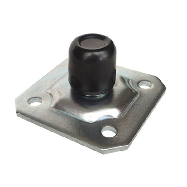 Black Fence Gate Door Stopper Hinge Rubber Steel Gate Stopper Metal