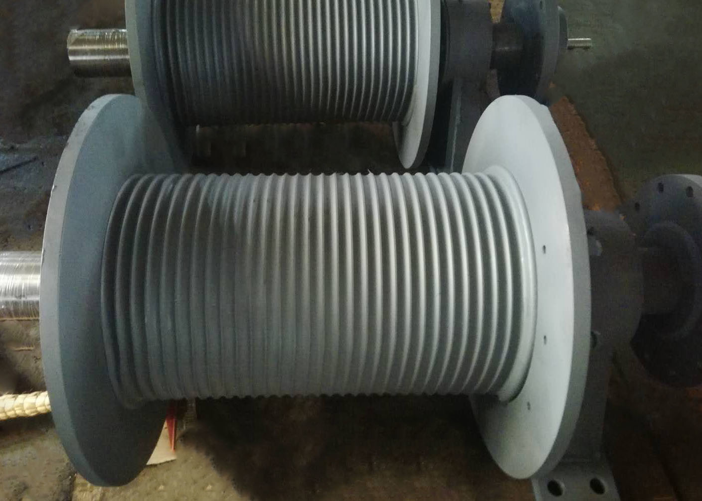Integrated Anchor Handling Towing Winch Stainless / Carbon Steel Material