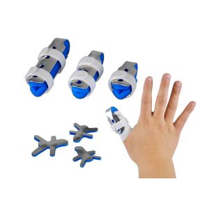 Breathable Metal Aluminum Baseball Finger Splint For Rehabilitation
