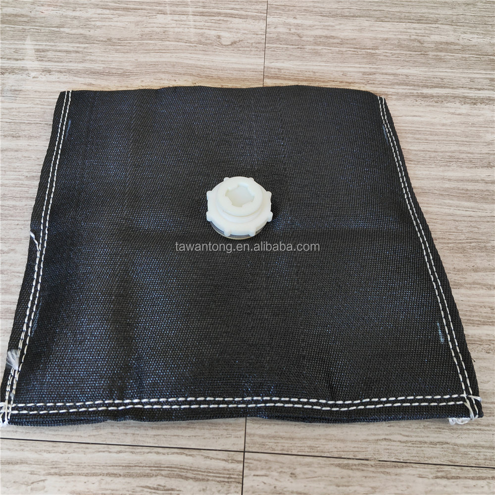 Black PP Woven Geotextile Geotube for Bank Protection and Roof Garden Road Base