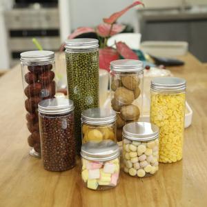 Quality Plastic Pickle Jars 250ml With Lid For Coffee Beans wholesale