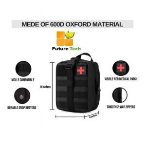 China 600D Oxford Medical Emergency Bag Outdoor First Aid Kit Combat Individual Tactical Bag on sale