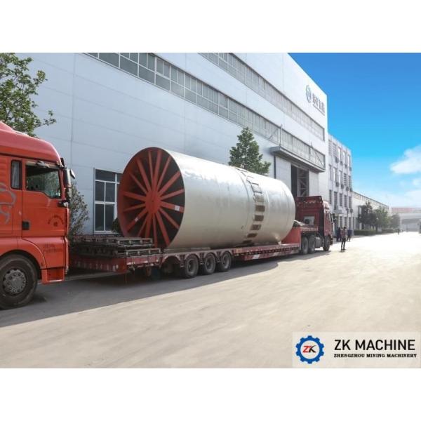 Industrial Nickel Ore Rotary Dryer With 30T/H Drying Capacity