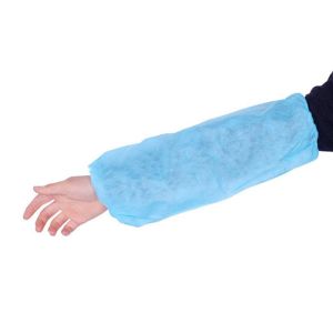 Quality Latex Free Disposable Arm Sleeves Breathable With Elasticated Wrist / Elbow wholesale