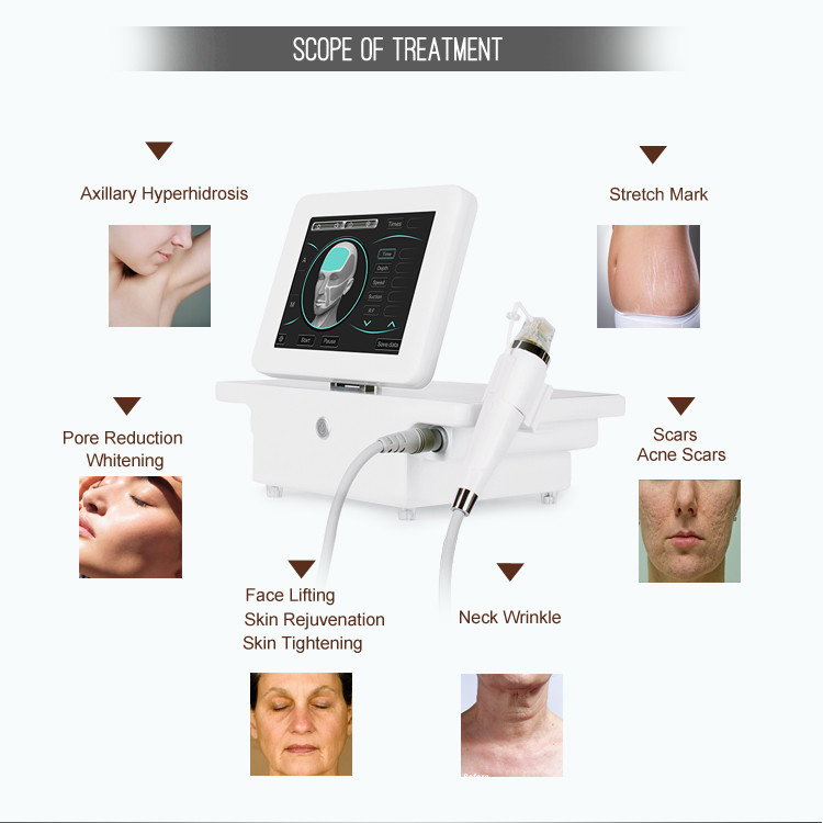 Skin Tightening 2MHz Bipolar RF Microneedle Machine