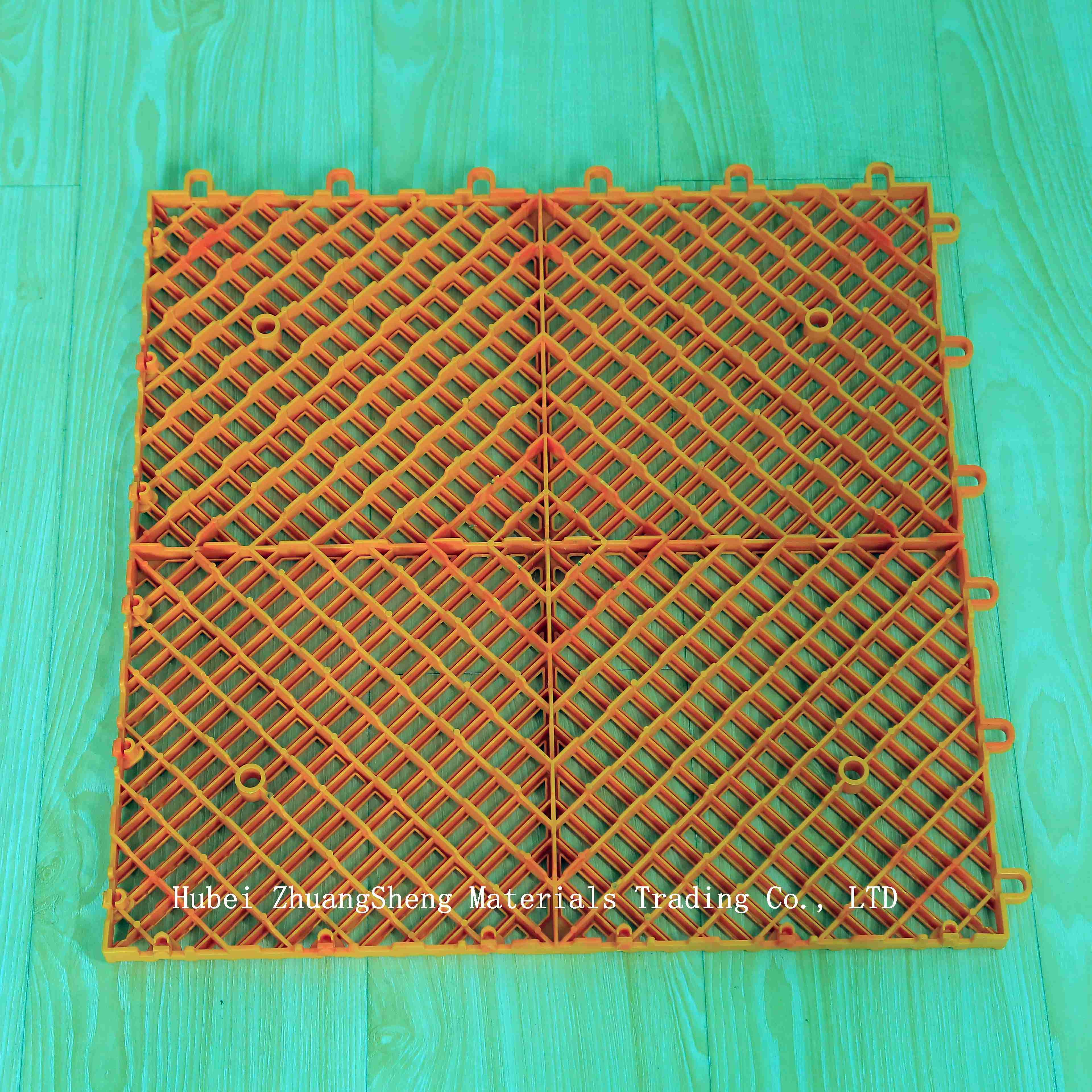 1.8mm Plastic Permeable Floor / Car Wash Grille Floor / Corrugated Plastic Floor Protection Sheets Board