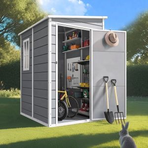 Quality 3x5ft Weatherproof Plastic Garden Shed with Floor wholesale