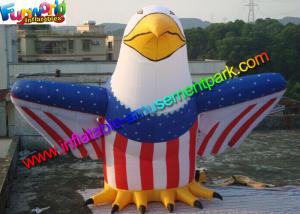 China CE EN14960 Giant Advertising Inflatables American Eagle Model With Air Blower on sale
