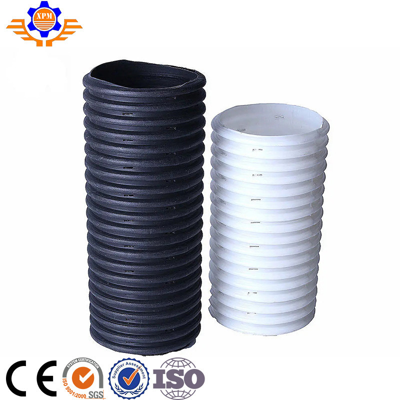 50 - 200mm PE Pipe Extrusion Line For Plastic Single Wall Corrugated Pipe Machine